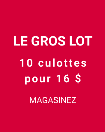 Magasinez la promotion - Lots de culottes
