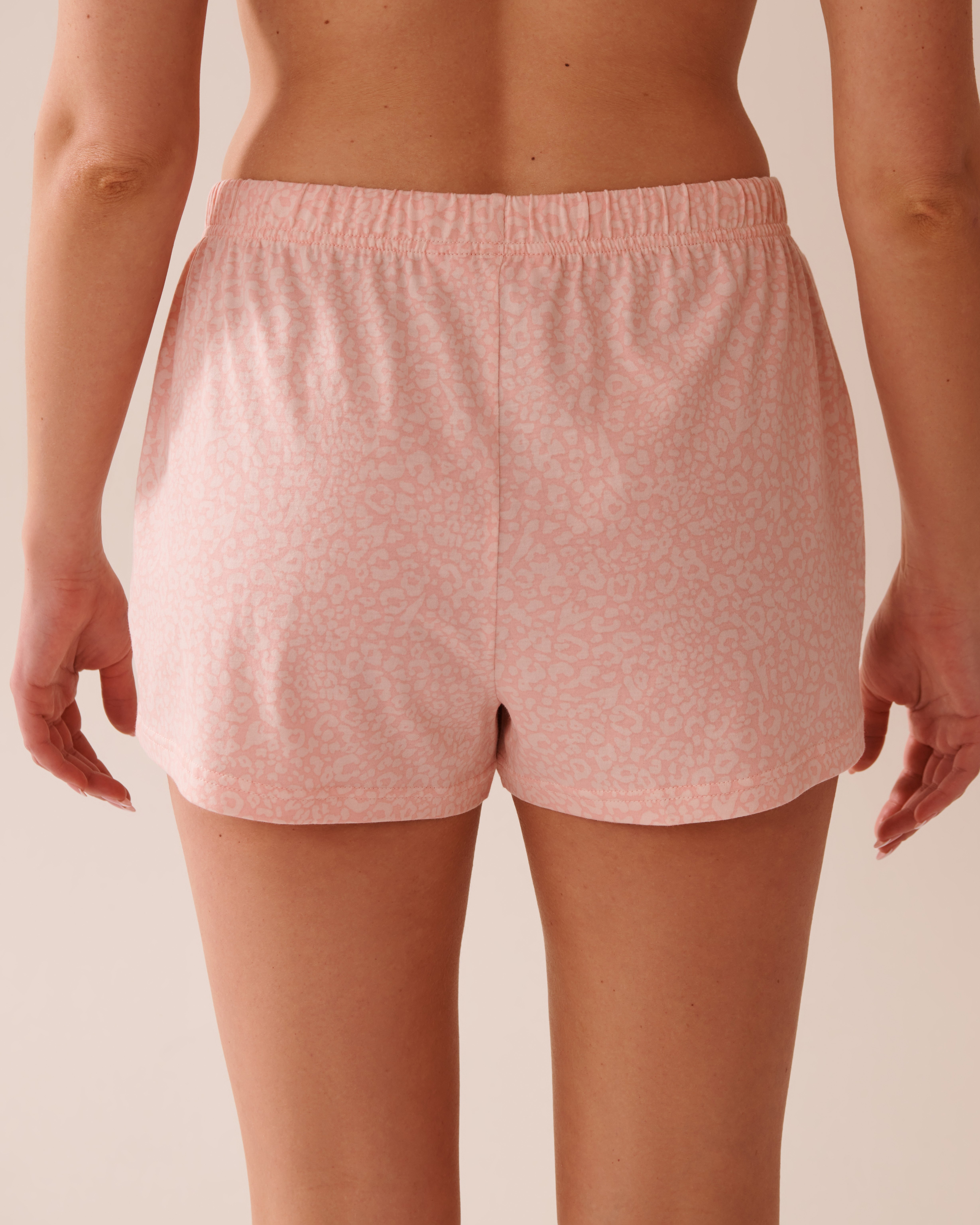 LA VIE EN ROSE Leopard Print Shirt PJ Set Pink Leopard 40400081 - View5