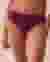 LA VIE EN ROSE Microfiber and Lace Sleek Back Bikini Panty Vibrant Violet 20300331 - View1