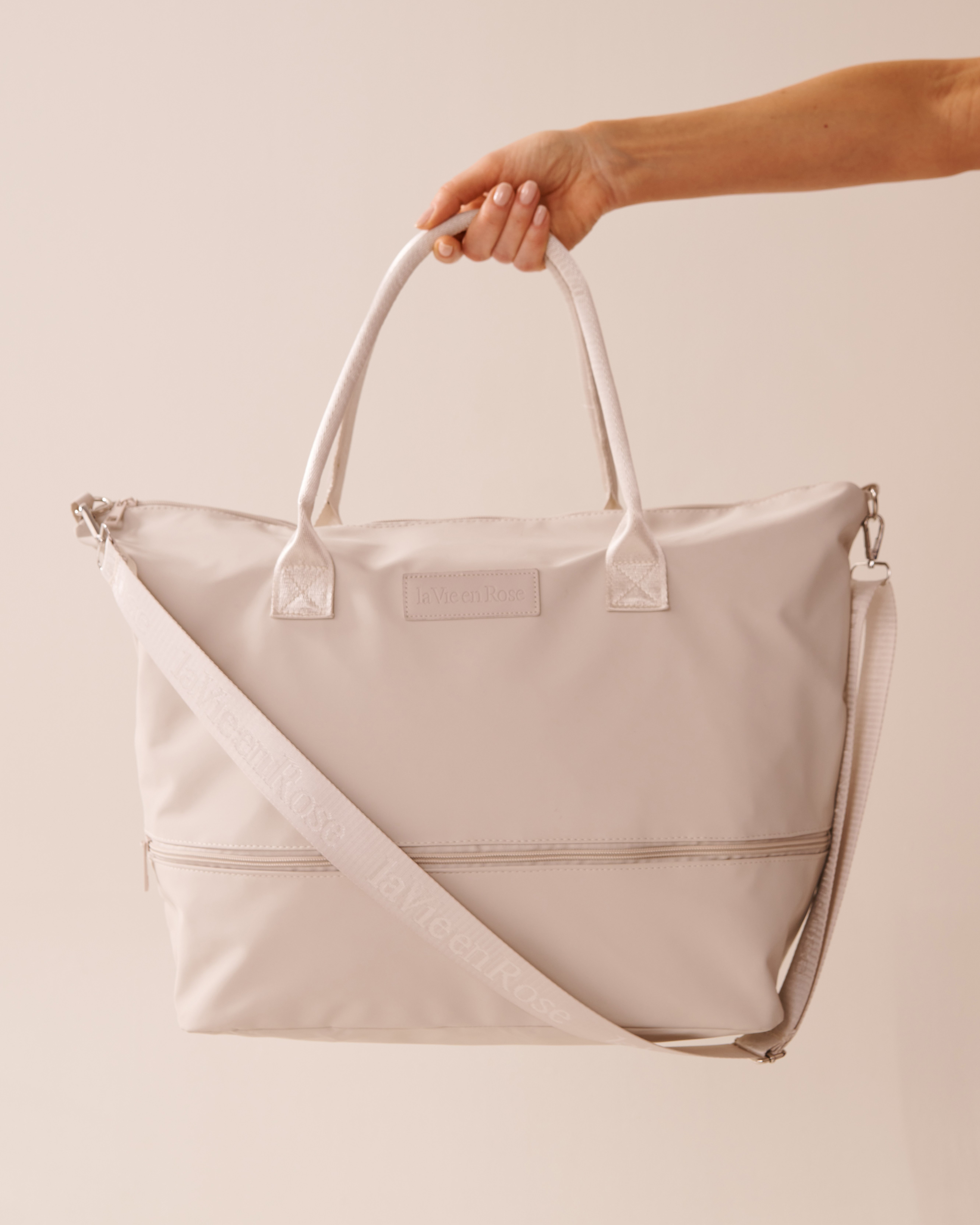 LA VIE EN ROSE Sac de voyage Beige clair 40700536 - Voir2