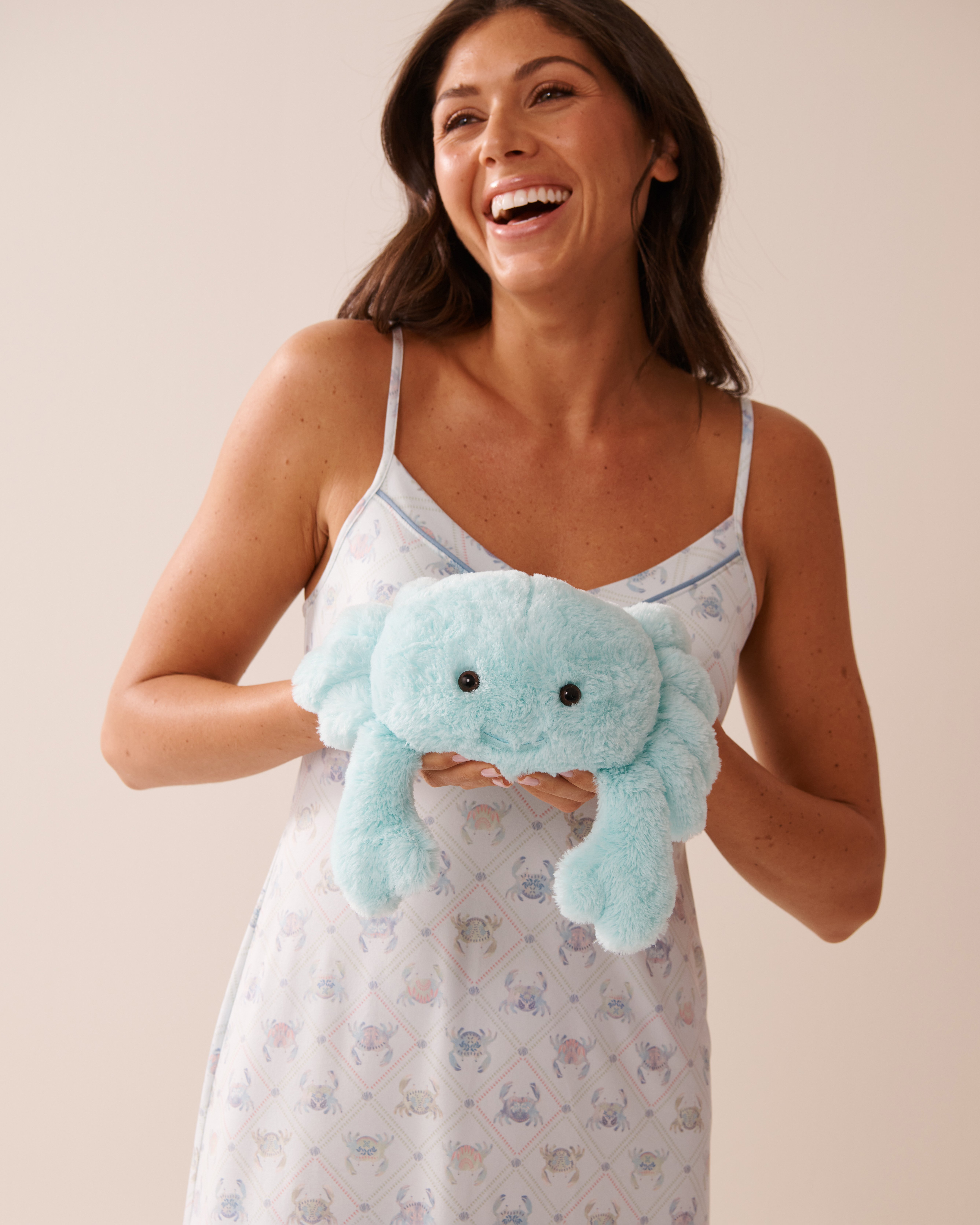 LA VIE EN ROSE Stuffed Crab Turquoise 40700399 - View4