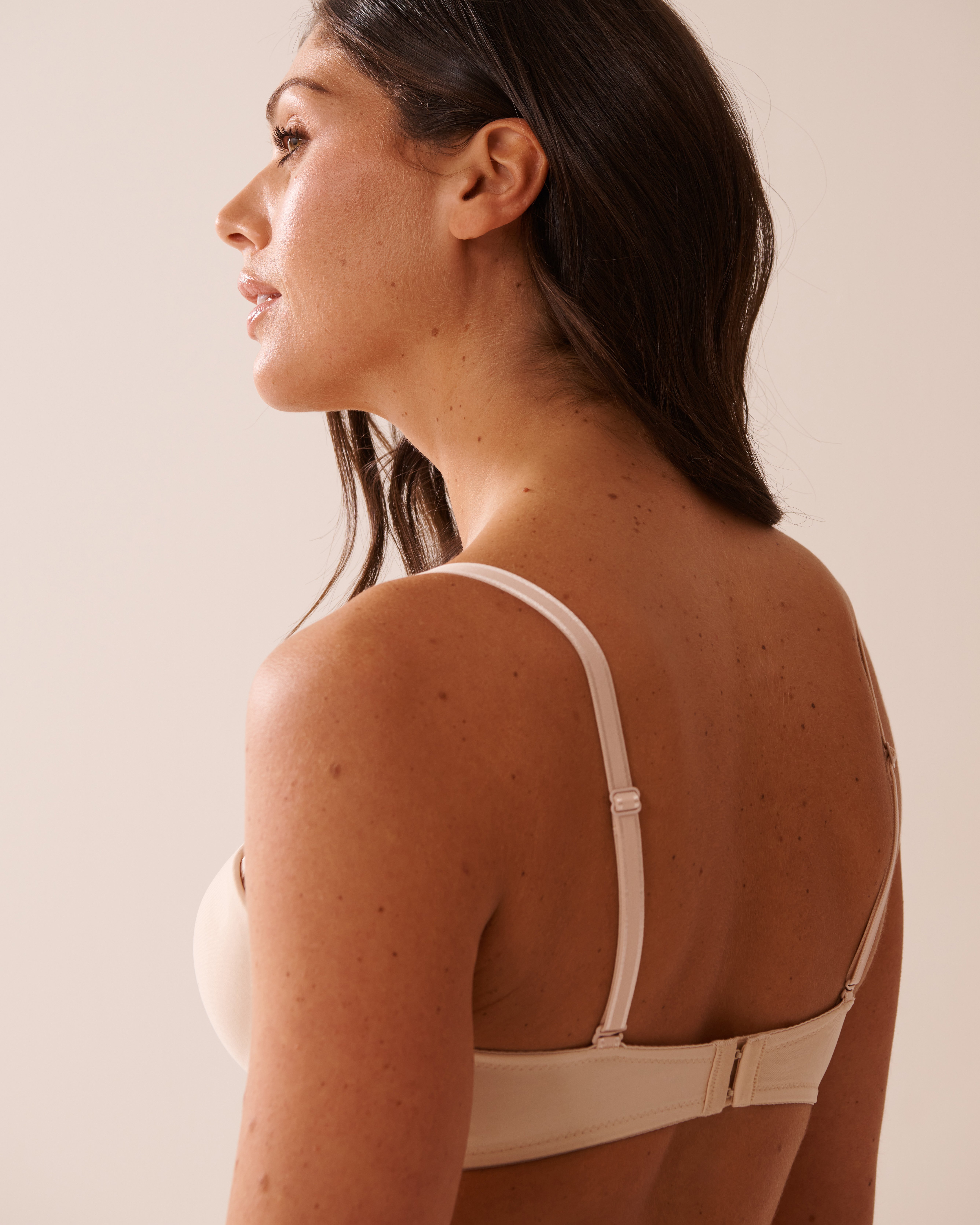 LA VIE EN ROSE Soutien-gorge push-up sans bretelles demi-buste Champagne 2040159 - Voir4