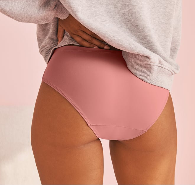 Pink menstrual panty
