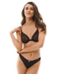 Soutien-gorge sans doublure demi-buste (noir)
