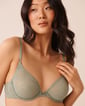 Soutien-gorge sans doublure demi-buste (vert sauge)
