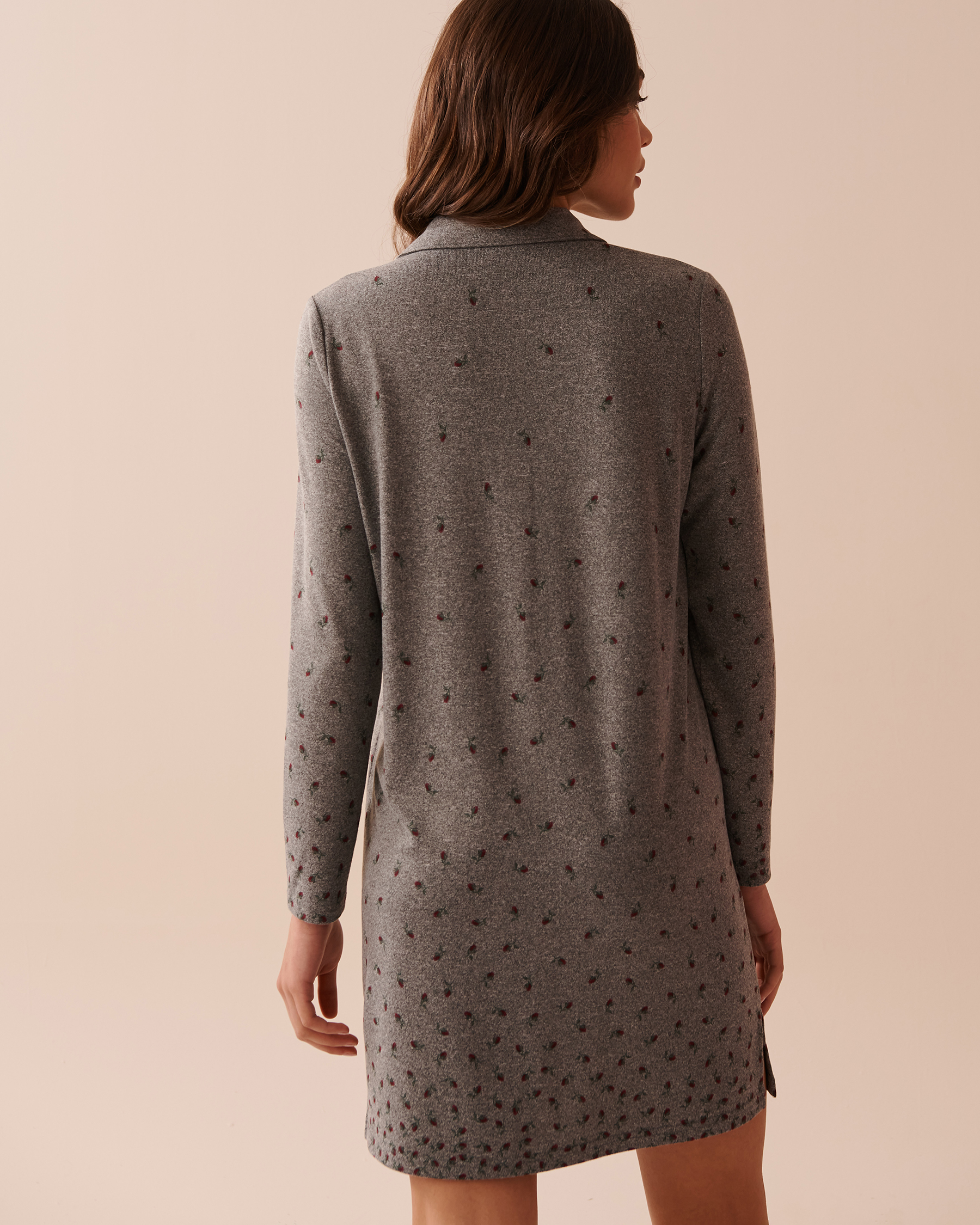 Rose Print Recycled Fibers Sleepshirt