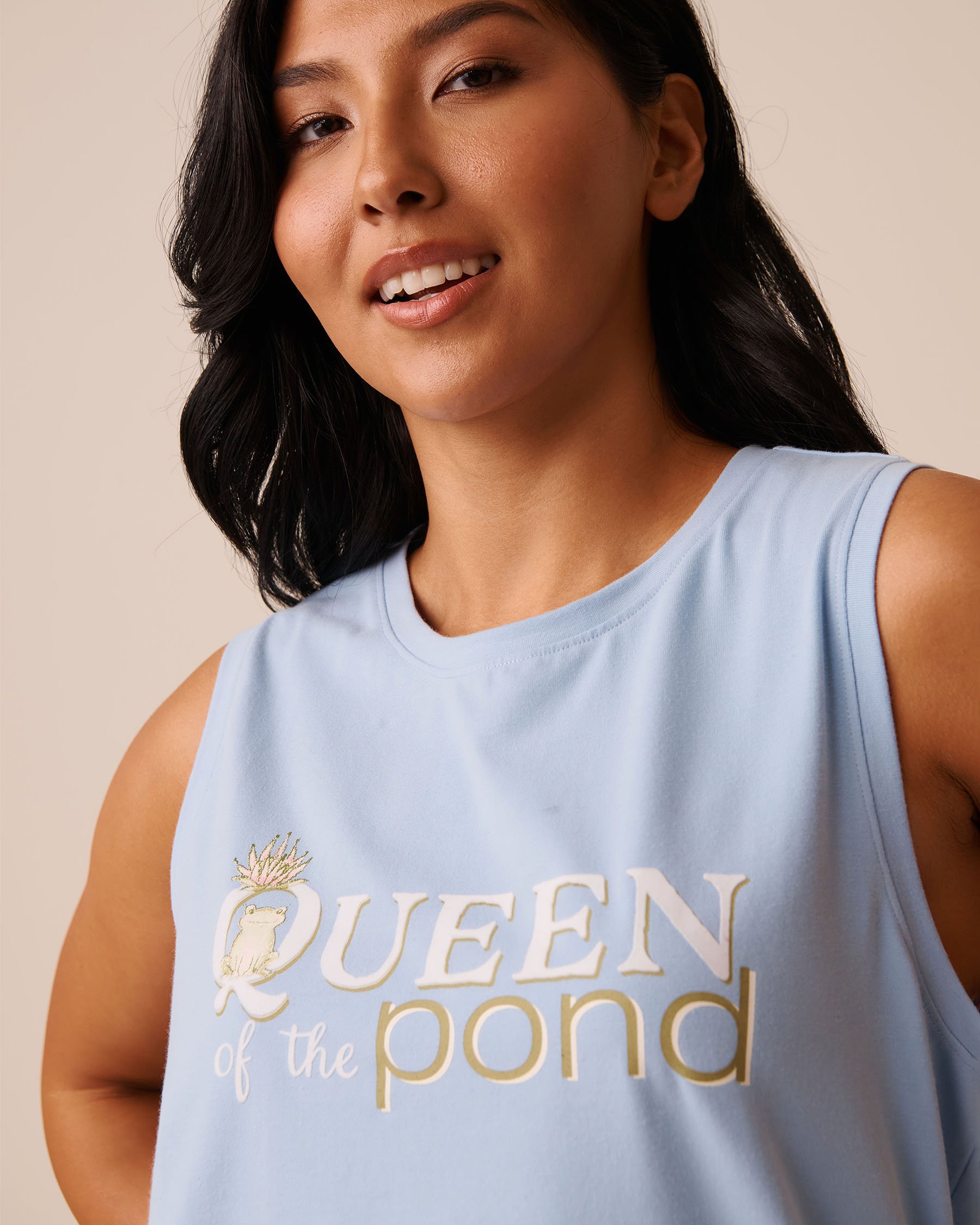 Frog Print Cotton Cami