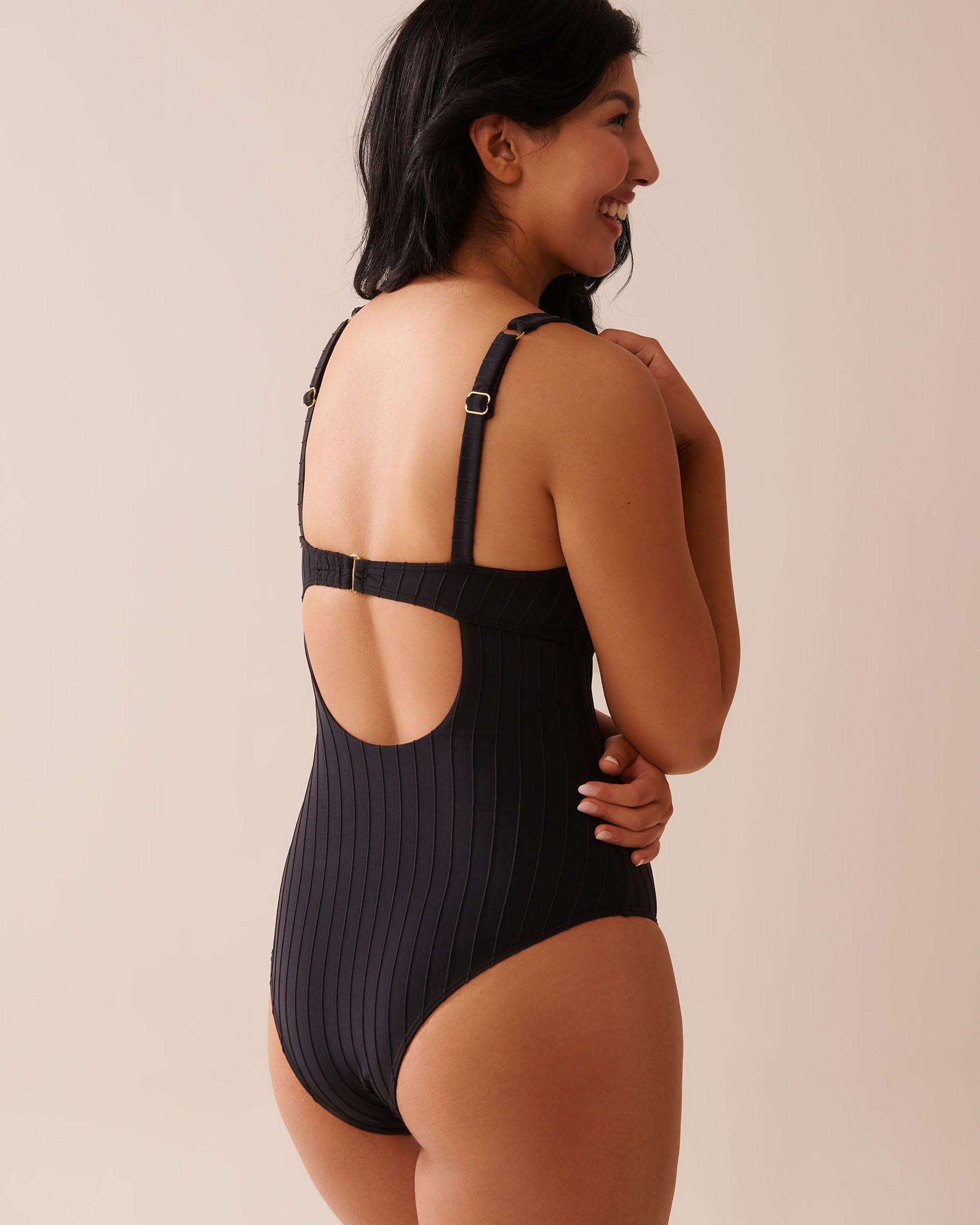Maillot une-pièce balconnet SOLID
