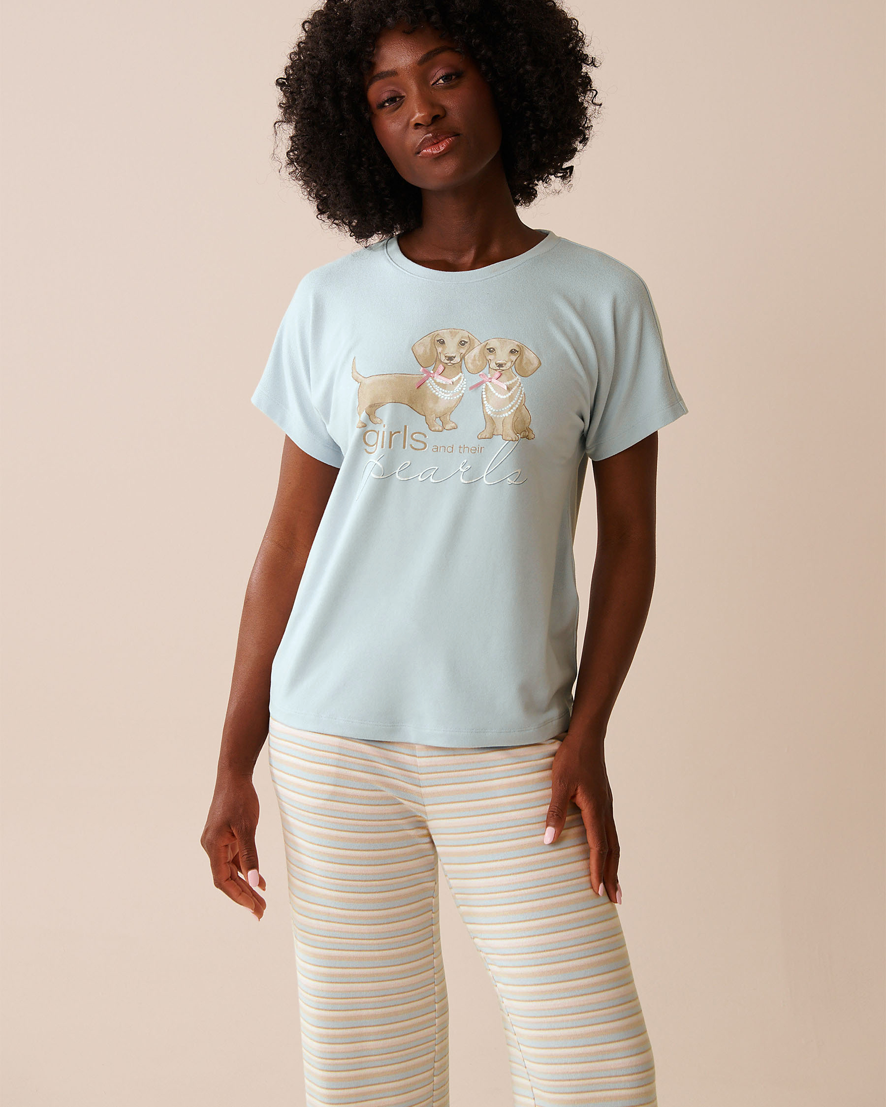 Floral Print Recycled Fibers Crew Neck T-shirt