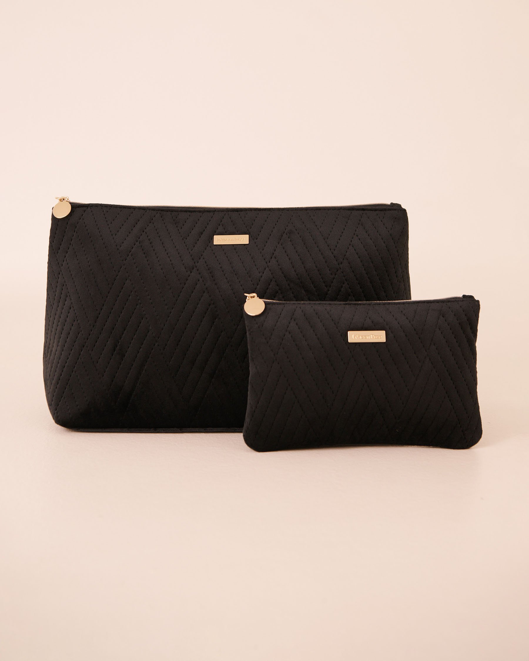 2-in-1 Velvet Cosmetic Bag