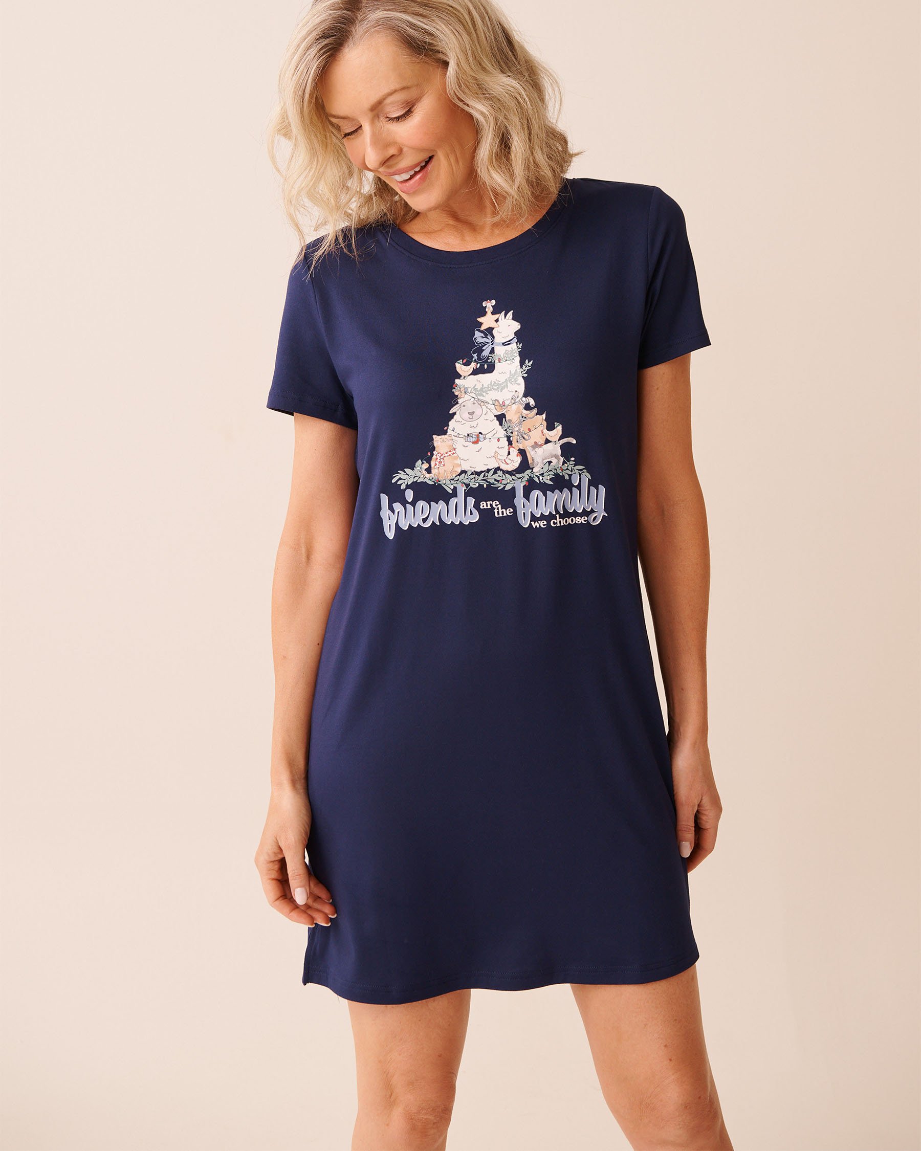 Farm Friends Print Super Soft Sleepshirt