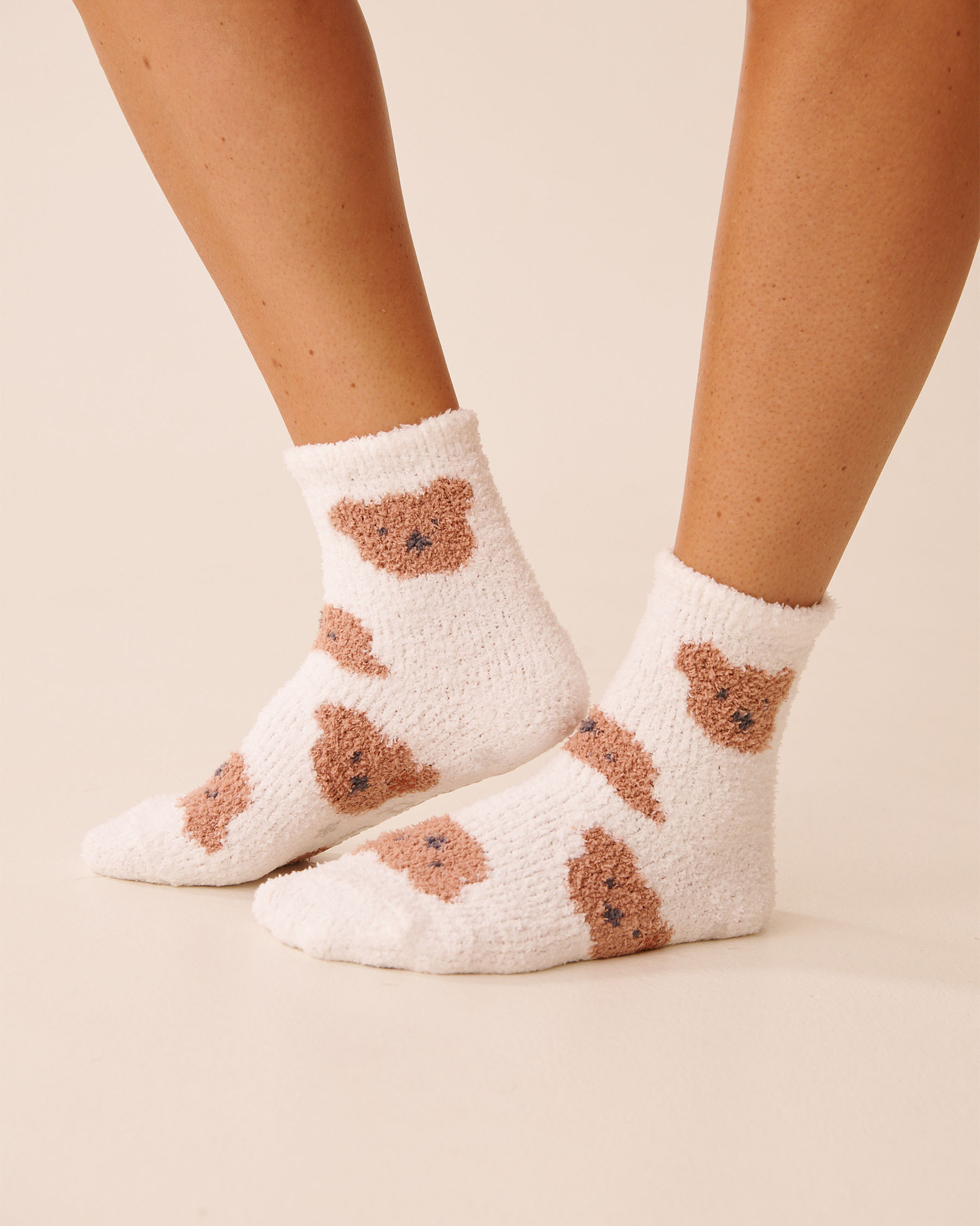 Plush Teddy Bear Socks