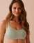 LA VIE EN ROSE Lightly Lined Wireless Minimalist Bra Frosty Green 10200462 - View1