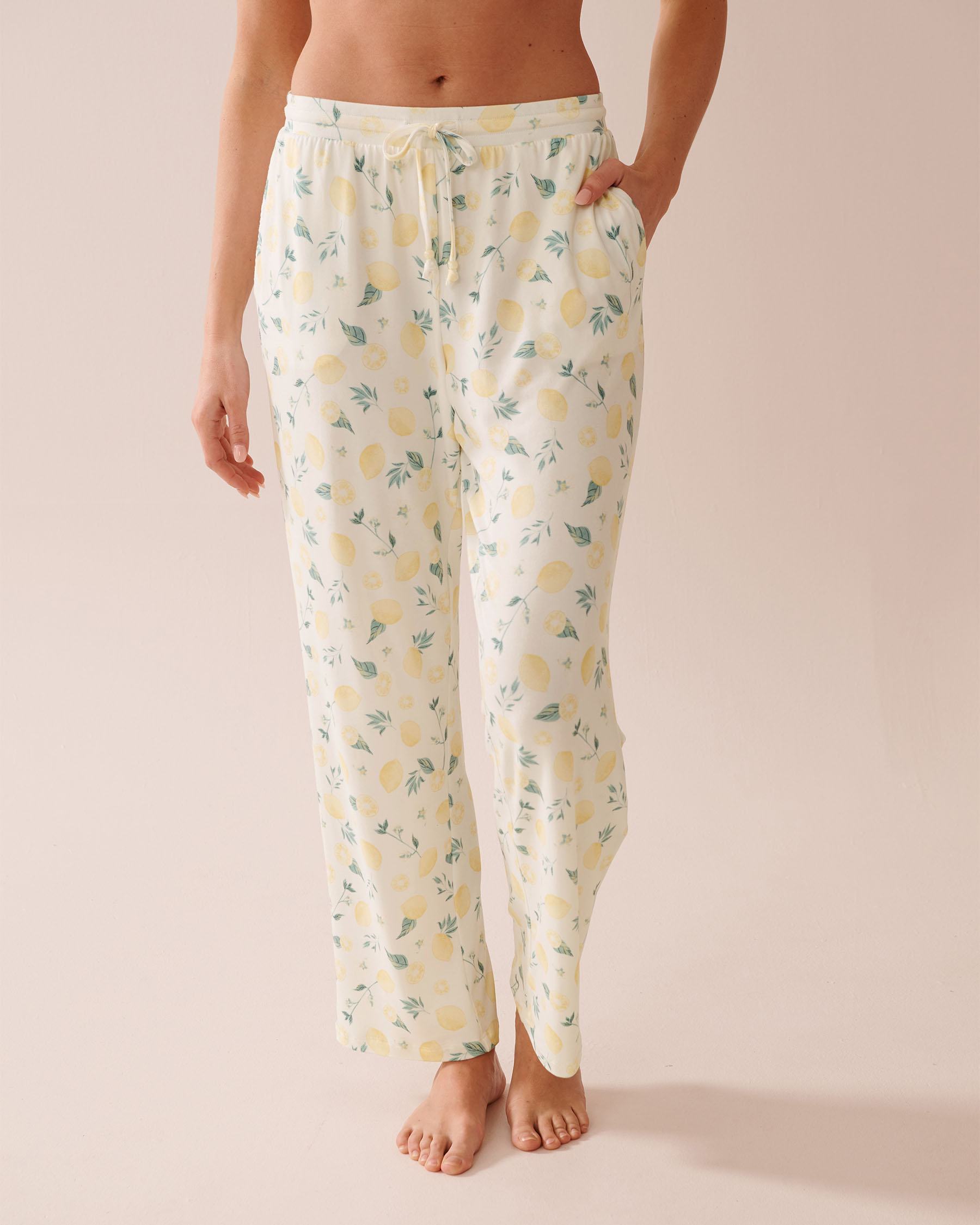 Lemon Print Super Soft Pajama Pants