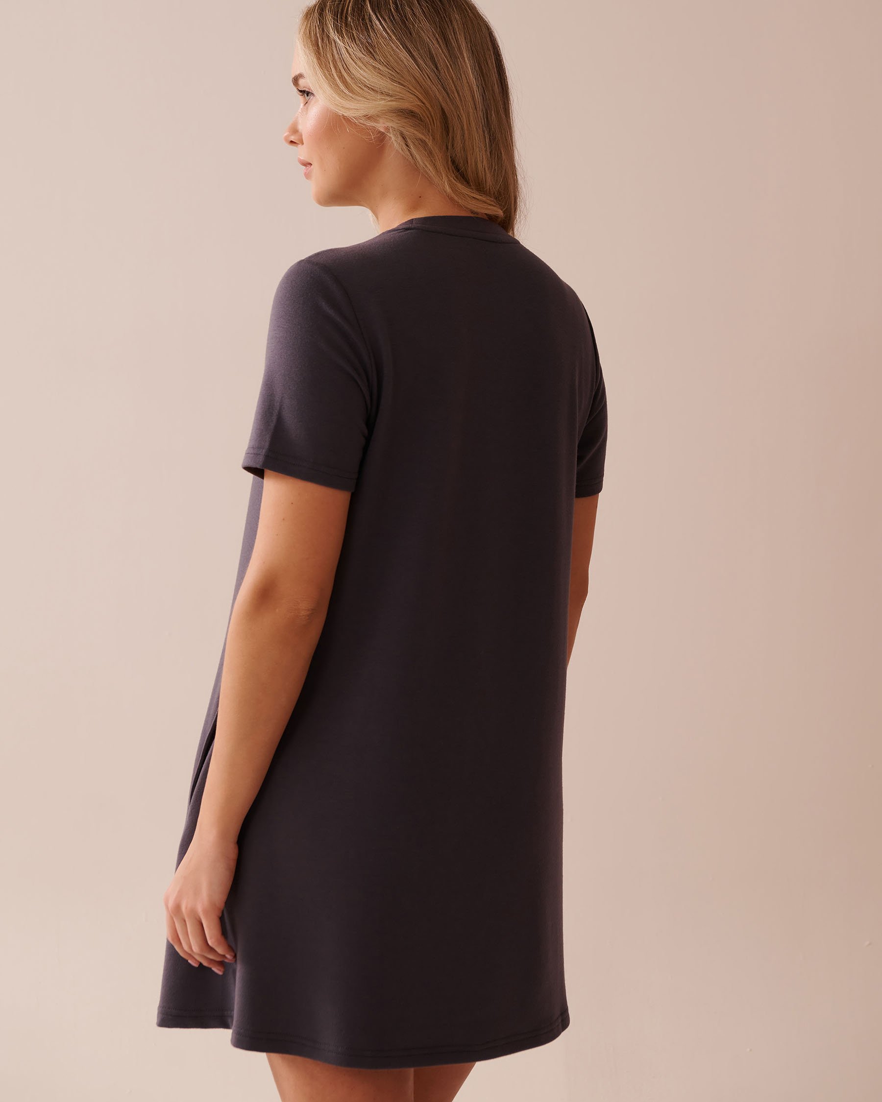 French Terry Short Sleeve Dress