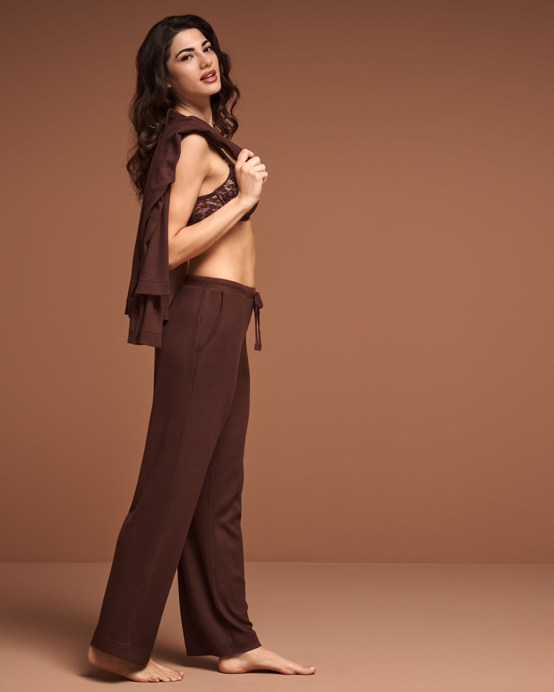 Ribbed Knit Pants