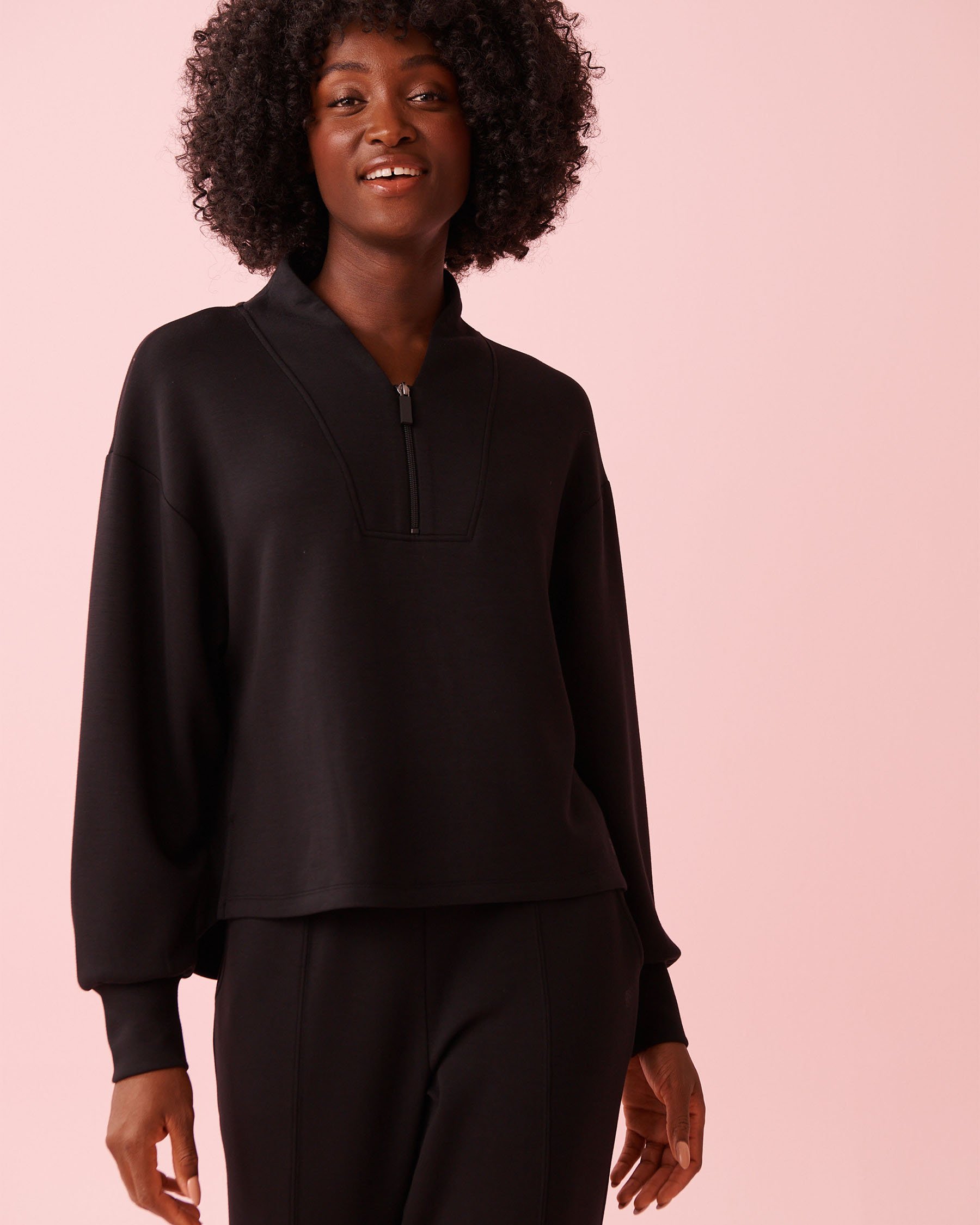 Interlock Half-zip Sweatshirt