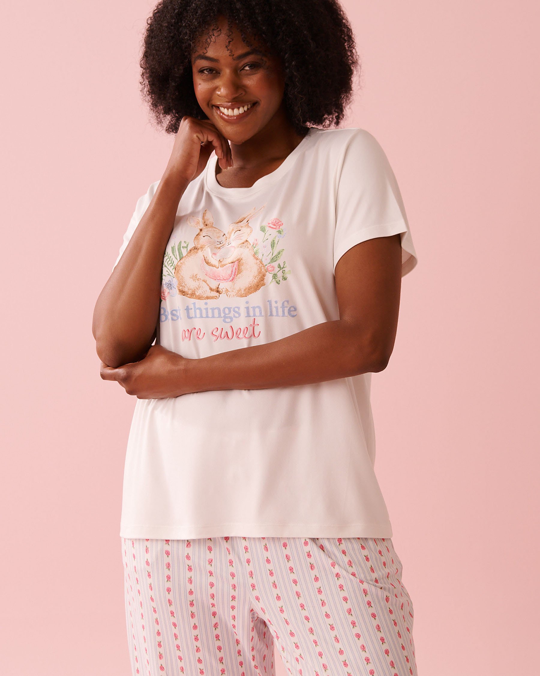 Bunny Print Super Soft T-shirt
