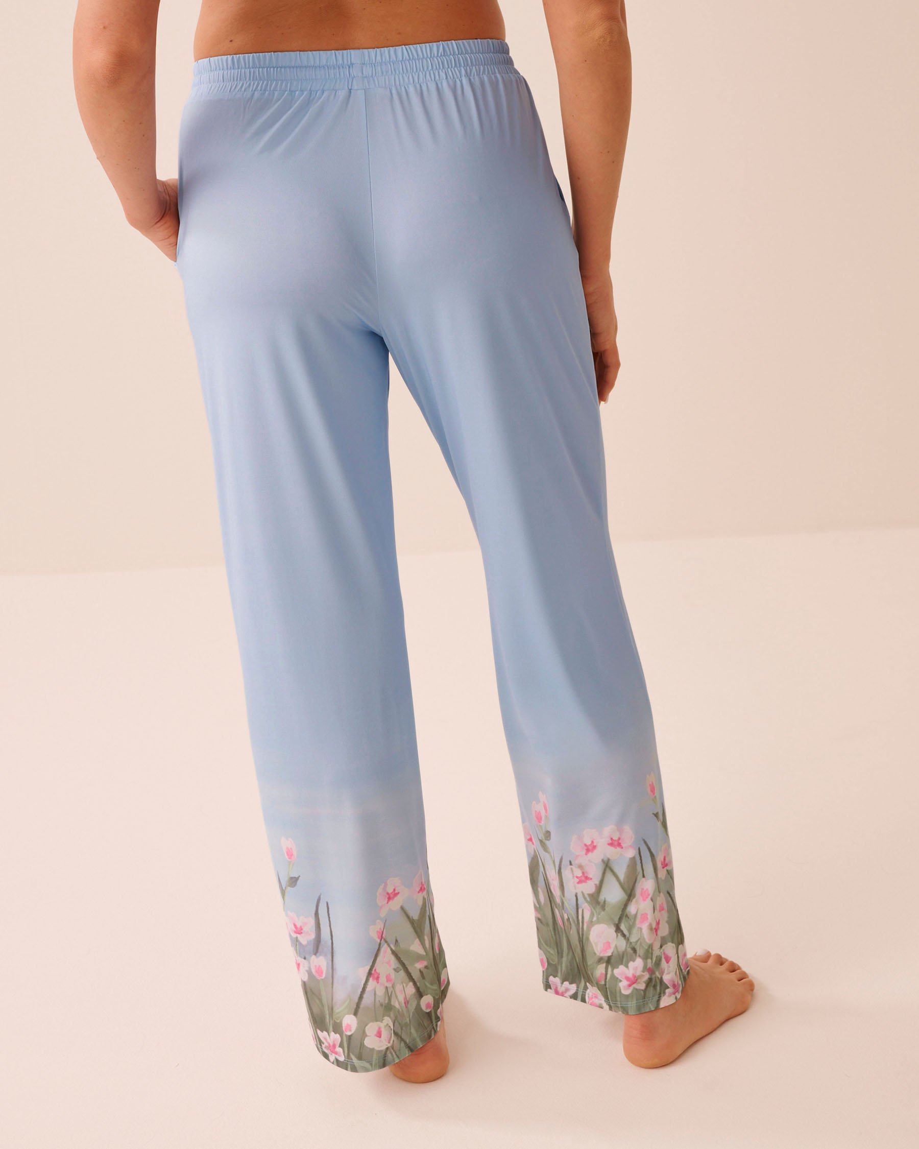Flower Field Print Pajama Pants