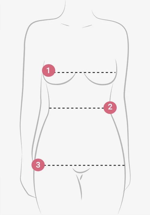 Swimsuit size chart