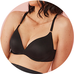 Black Trendy Friday Deals 2024 Women Breathable Bra Adjustable Thin Strap  Sport Bra Stretchy T-Shirt Bra Wire-Free Push Up Lift Fit Bra Underwear Sale  Clearance Trendy at  Women's Clothing store