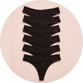 PINK WOMEN'S PANTIES BLANCHE NEIGE LOWNOAPURPLE - Women's underwear LYEVA