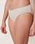 LA VIE EN ROSE Culotte bikini coton contours fusionnés Mélange de gris 20200061 - View1