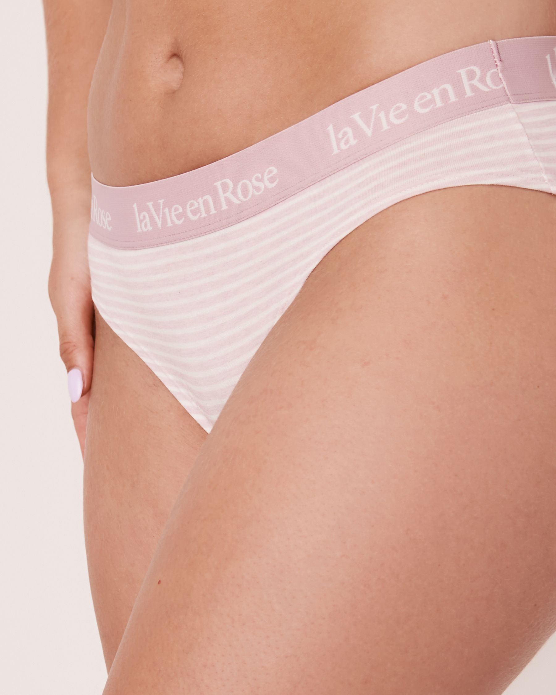LA VIE EN ROSE Bikini Panty Multi stripes 20100069 - View1