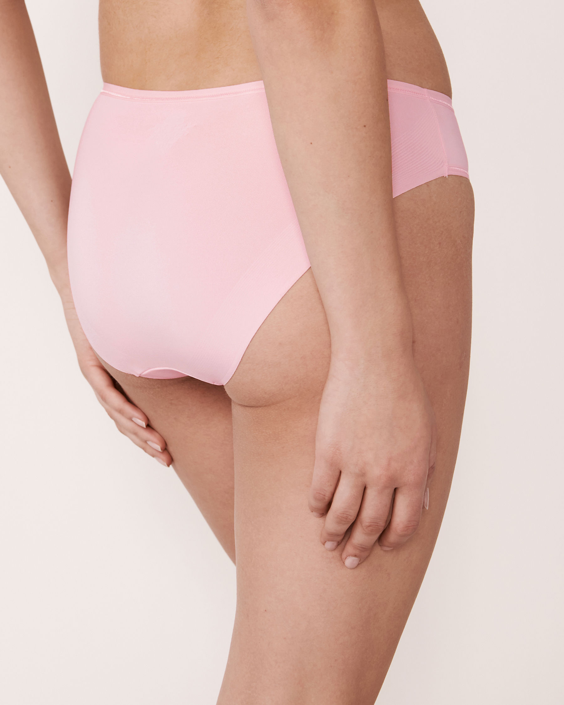 LA VIE EN ROSE Microfiber Sleek Back Bikini Panty Pink 169-122-0-00 - View2