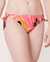 LA VIE EN ROSE AQUA FIRE LEAVES Brazilian Bikini Bottom Summer print 70300003 - View1