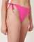LA VIE EN ROSE AQUA Bas de bikini brésilien en fibres recyclées ECO RAINBOW Fuschia 70300107 - View1