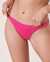 LA VIE EN ROSE AQUA ECO RAINBOW Recycled Fibers Cheeky Bikini Bottom Fuschia 70300106 - View1