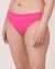 LA VIE EN ROSE AQUA Bas de bikini bande de taille pliable en fibres recyclées TOOTSIE RIB Rose néon 70300063 - View1