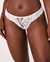 LA VIE EN ROSE Lace Thong Panty White 596-121-0-00 - View1
