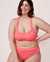 LA VIE EN ROSE AQUA BRIGHT RIB Recycled Fibers Bralette Bikini Top Pink 70100025 - View1
