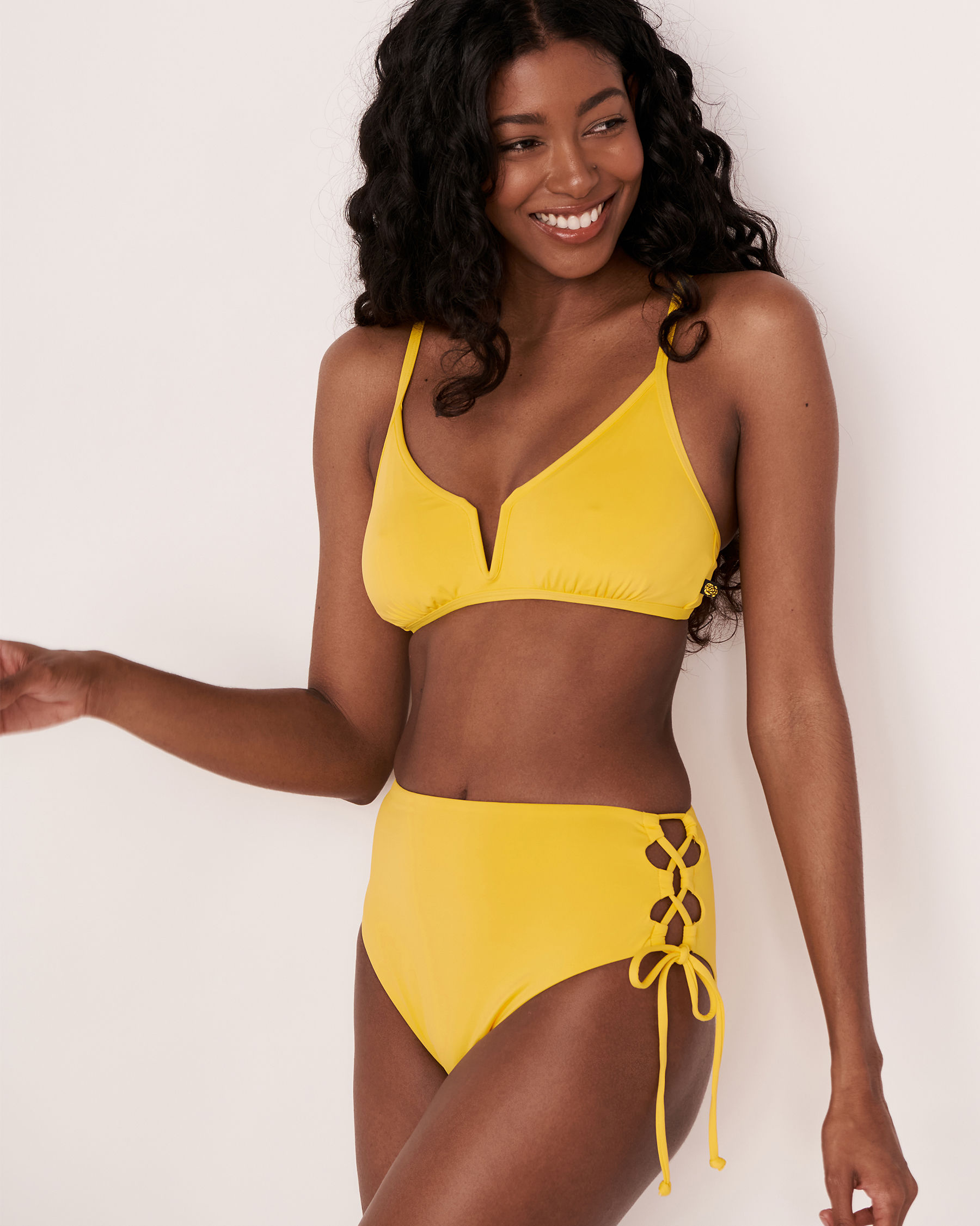 TOOTSIE Bralette Bikini Top - Yellow
