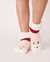 LA VIE EN ROSE Chenille Animal Socks Candy red 40700105 - View1