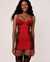 LA VIE EN ROSE Lace and Mesh Merrywidow Candy red 60300017 - View1