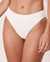 LA VIE EN ROSE AQUA TEXTURED High Leg Bikini Bottom Bright white 70300158 - View1