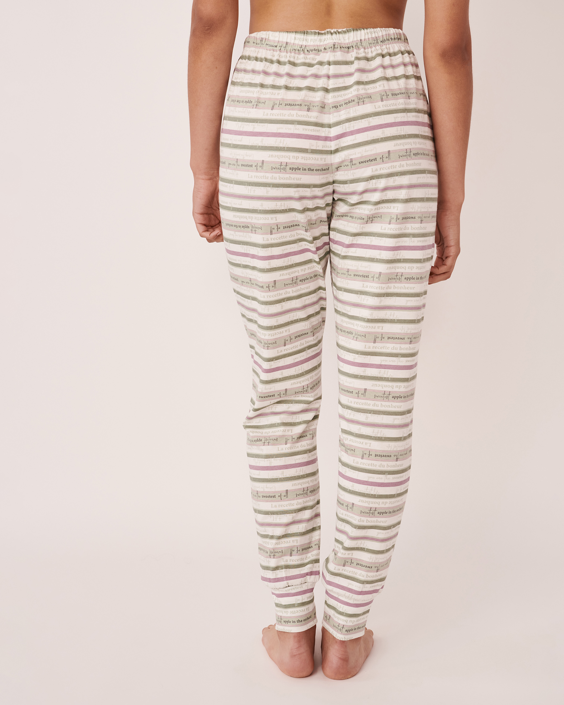 La Vie en Rose Cotton Fitted Pyjama Pants. 2