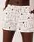 LA VIE EN ROSE Cotton Pyjama Shorts Text 40200325 - View1