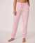 LA VIE EN ROSE Fitted Cotton Pyjama Pants Pink stars 40200327 - View1