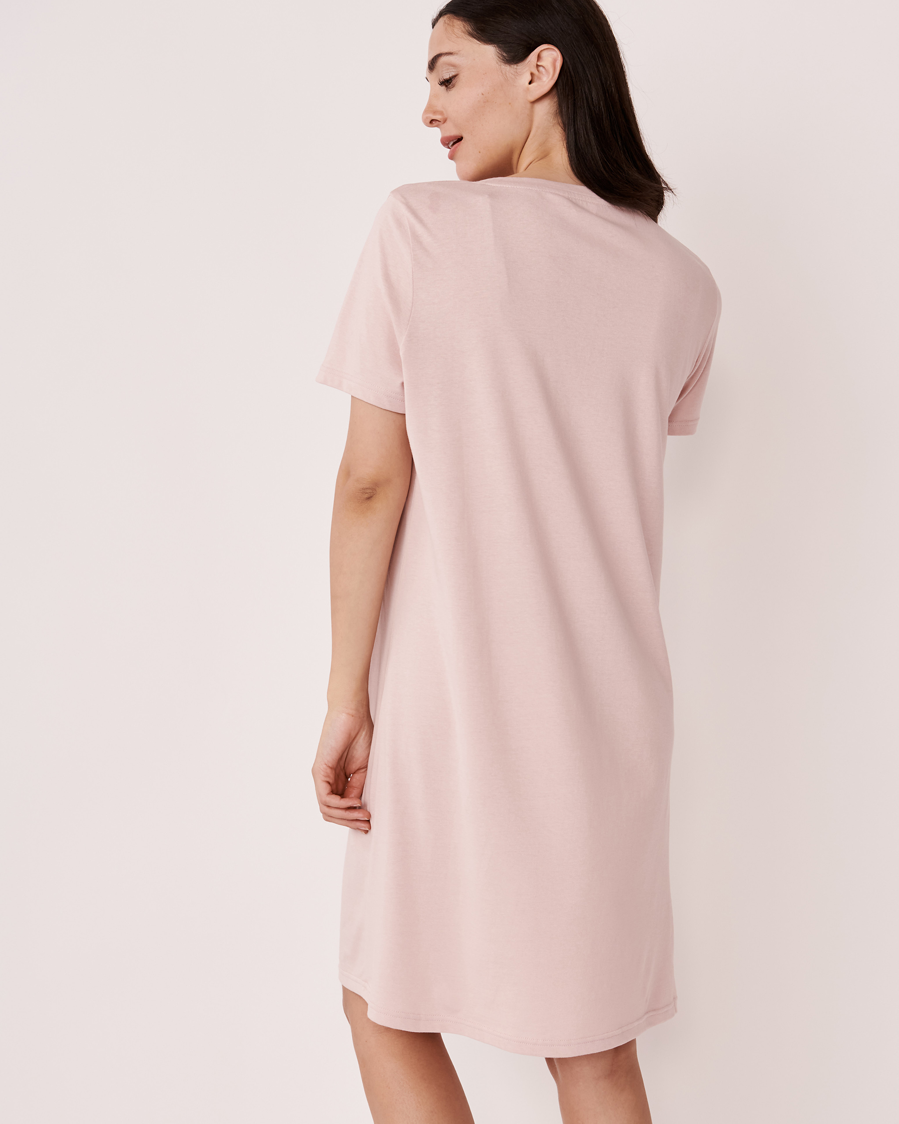 La Vie en Rose Cotton Short Sleeve Sleepshirt. 5