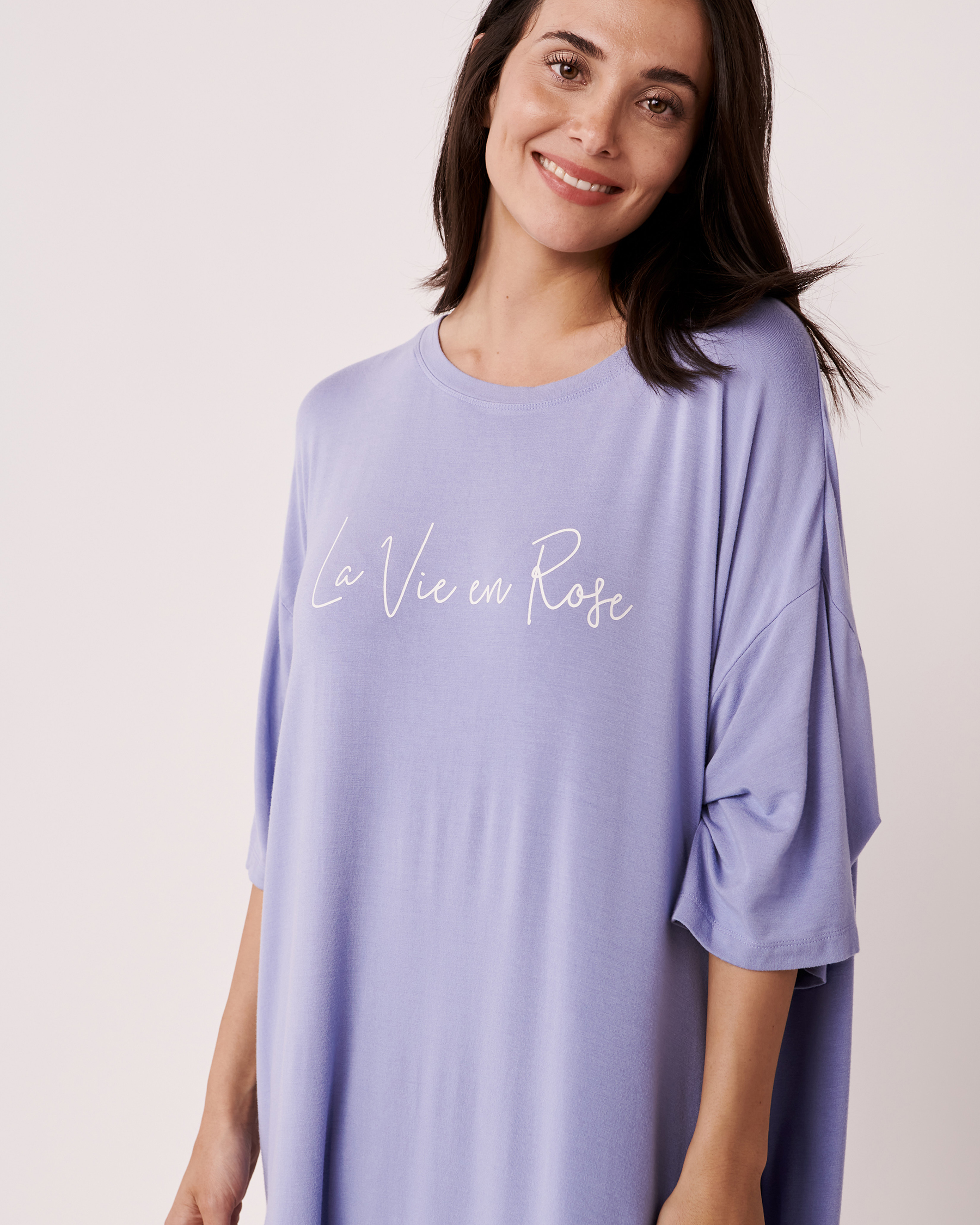 La Vie en Rose Bamboo Oversized Sleepshirt. 3