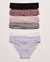 LA VIE EN ROSE 6-Pack Cotton Bikini Panty Multicolor 20100193-6P - View1