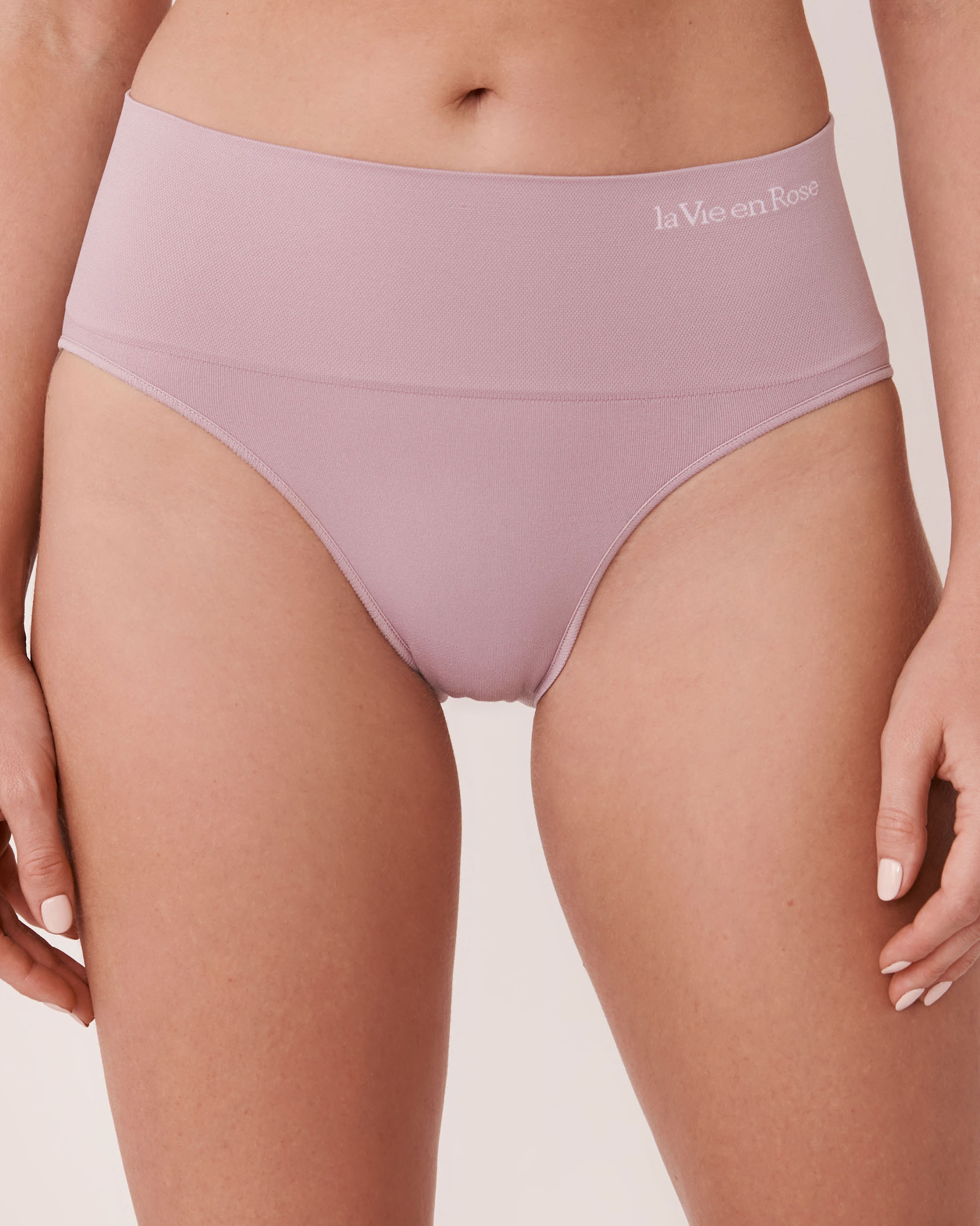 LA VIE EN ROSE Seamless High Waist Bikini Panty Light lilac 20200201 - View1