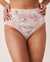 LA VIE EN ROSE Microfiber Sleek Back High Waist Bikini Panty Fall garden 20300137 - View1