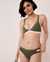 LA VIE EN ROSE AQUA GREEN SHADES Triangle Bikini Top Thyme 70100294 - View1
