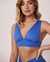 LA VIE EN ROSE AQUA TRUE LOVE Recycled Fibers Triangle Bikini Top Vivid blue 70100299 - View1