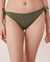 LA VIE EN ROSE AQUA RIB Brazilian Bikini Bottom Thyme 70300261 - View1
